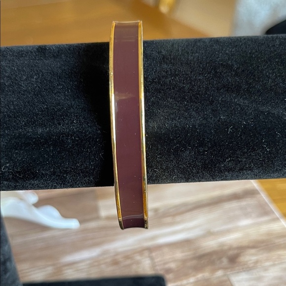 Talbots Gold and Brown Bangle Bracelet - Picture 2 of 8